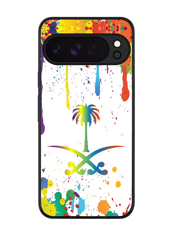 For Google Pixel 10 Pro XL Case,Slim fit Camera Protection, Shockproof Thin Phone cover  - Colorful Saudi
